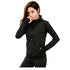 Plus Size Women's Zipper Hooded Jacket Pants Sauna Suits
