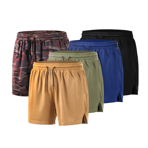 Quick-Dry Men's 2 in 1 Leisure Running Training Shorts