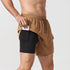Quick-Dry Men's 2 in 1 Leisure Running Training Shorts