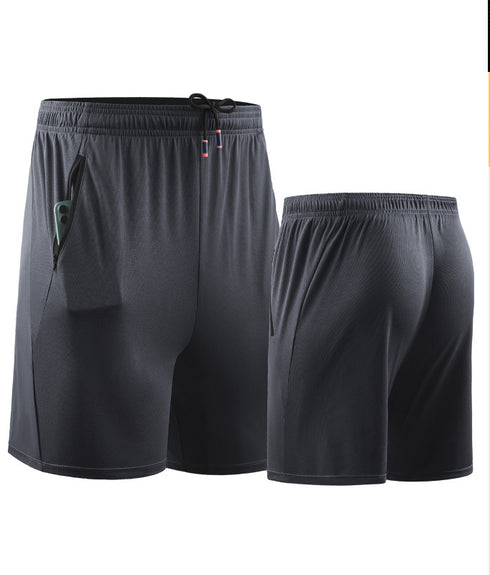 Quick Dry Athletic Shorts for Men with Elastic Waistband