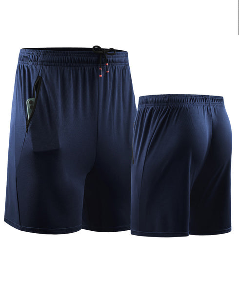 Quick Dry Athletic Shorts for Men with Elastic Waistband