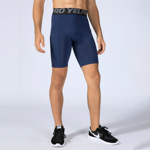 Quick Dry Men's Sports Tight Soft Running Compression Shorts