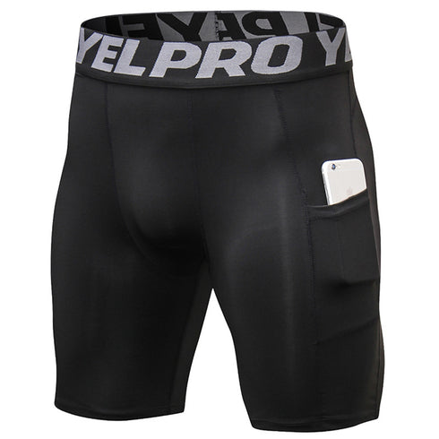 Quick Dry Men's Sports Tight Soft Running Compression Shorts