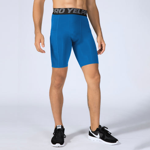 Quick Dry Men's Sports Tight Soft Running Compression Shorts