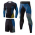 Quick Dry Three Piece Lounge Set Men's Fitness Sports Suits