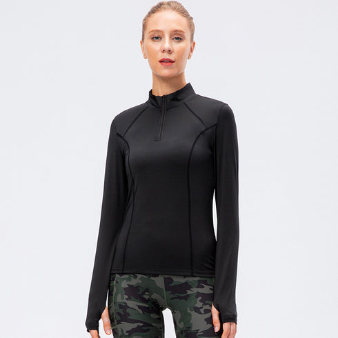 Quick Dry Winter Women's Long Sleeve Sport Running Shirt