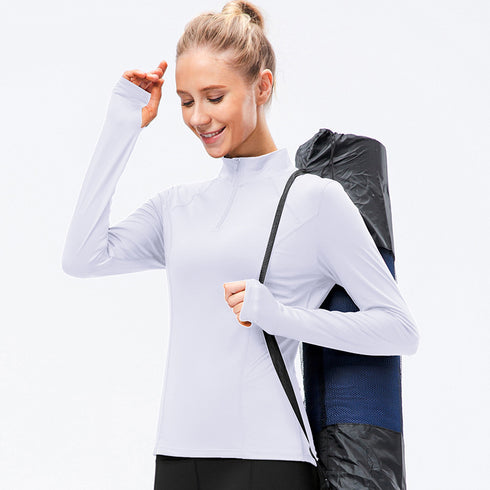 Quick Dry Winter Women's Long Sleeve Sport Running Shirt