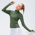 Quick Dry Winter Women's Long Sleeve Sport Running Shirt