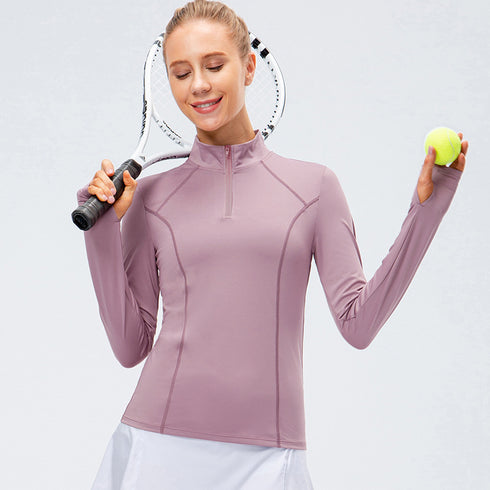 Quick Dry Winter Women's Long Sleeve Sport Running Shirt