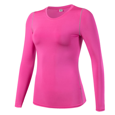 Quick Dry Women's Fitness Long Sleeve Workout Running Shirt