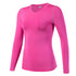 Quick Dry Women's Fitness Long Sleeve Workout Running Shirt