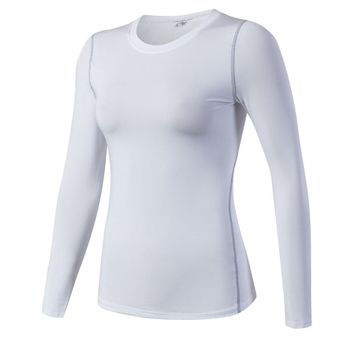 Quick Dry Women's Fitness Long Sleeve Workout Running Shirt