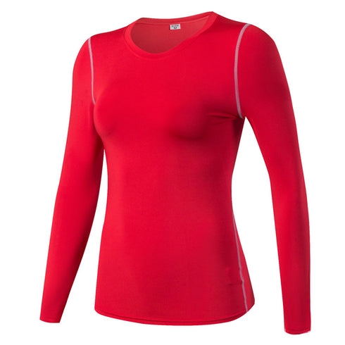 Quick Dry Women's Fitness Long Sleeve Workout Running Shirt