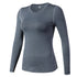 Quick Dry Women's Fitness Long Sleeve Workout Running Shirt