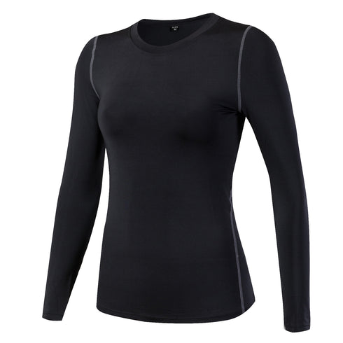 Quick Dry Women's Fitness Long Sleeve Workout Running Shirt