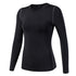 Quick Dry Women's Fitness Long Sleeve Workout Running Shirt