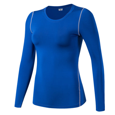 Quick Dry Women's Fitness Long Sleeve Workout Running Shirt