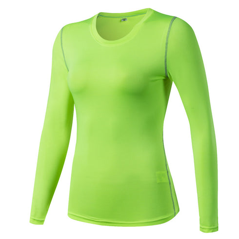 Quick Dry Women's Fitness Long Sleeve Workout Running Shirt