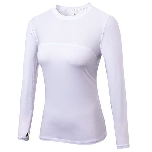 Quick Dry Women's Stretch Long Sleeve Workout Yoga Shirt
