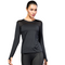 Quick Dry Women's Stretch Long Sleeve Workout Yoga Shirt