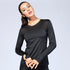 Quick Dry Women's Stretch Long Sleeve Workout Yoga Shirt