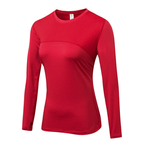 Quick Dry Women's Stretch Long Sleeve Workout Yoga Shirt