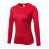 Quick Dry Women's Stretch Long Sleeve Workout Yoga Shirt