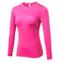 Quick Dry Women's Stretch Long Sleeve Workout Yoga Shirt