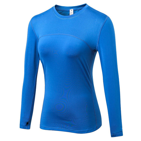 Quick Dry Women's Stretch Long Sleeve Workout Yoga Shirt
