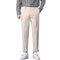 Relaxed Fit Pleated Dress Pants for Men