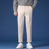 Relaxed Fit Pleated Dress Pants for Men