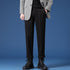 Relaxed Fit Pleated Dress Pants for Men