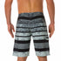Relaxed Fit Quick Dry Striped Beach Shorts for Men
