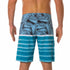 Relaxed Fit Quick Dry Striped Beach Shorts for Men