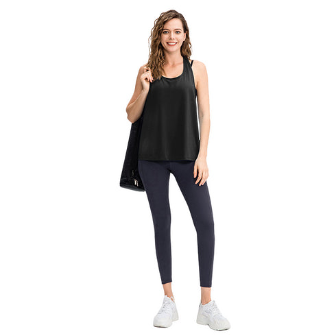 Running Fitness Women's Sport Loose Breathable Tank Top