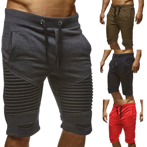 Running Shorts with Elastic Waistband for Men
