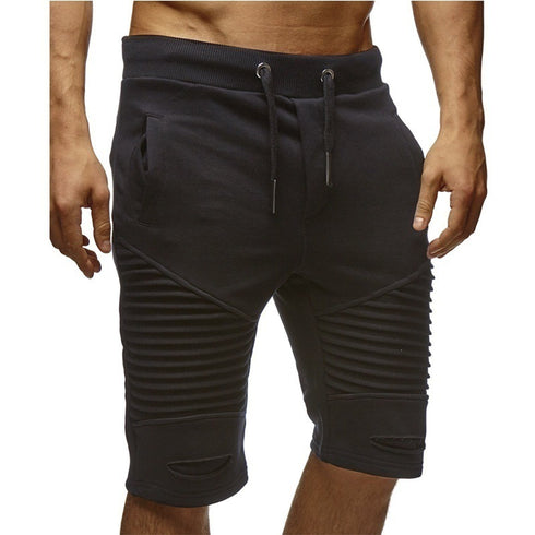 Running Shorts with Elastic Waistband for Men