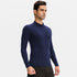 Running Sport Men's Long Sleeve Shirt High Neck Top