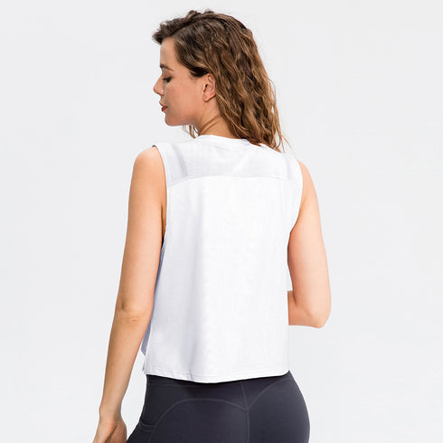 Running Sport Women's Loose Breathable Tank Sleeveless Top