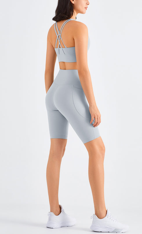 Running Sports Crisscross Back Bra Women's Bralettes