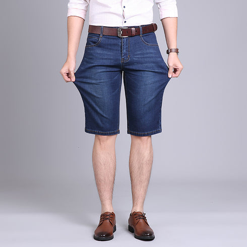 Men's Summer Fashion Plus Size Jeans Denim Dress Shorts