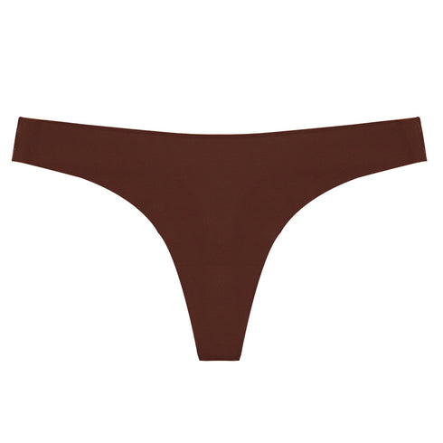 Seamless Underpants Women's Low Waist Thong Panties