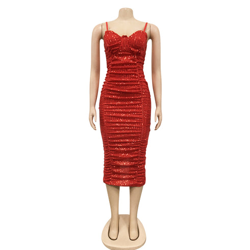 Sexy Backless Slit Women's Bodycon Long Dresses