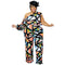 Sexy Diagonal Shoulder Women's Plus Size Jumpsuits