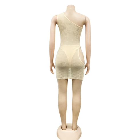 Sexy Hollow Out Glitter Women's Bodycon Dresses