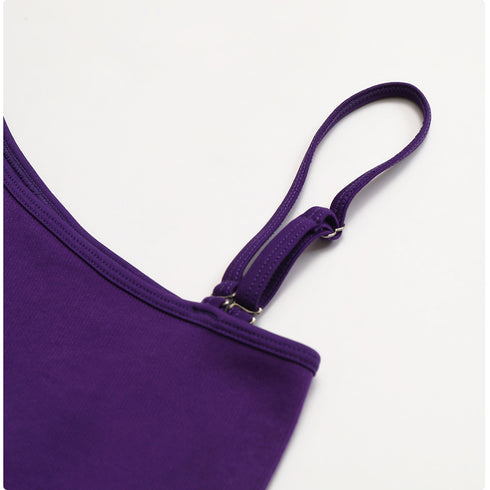 Sexy Irregular Straps Women's Sports Fitness Bra Tank