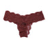 Sexy Lace Low Waist Women's Thong Panties Sport Underpants