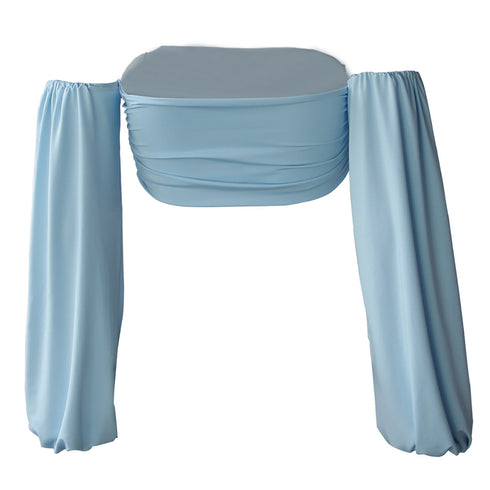 Sexy Stylish Women's Long Sleeve Off Shoulder Crop Tops