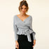 Sexy V Neck Pullover Sweater Women's Knit Tops