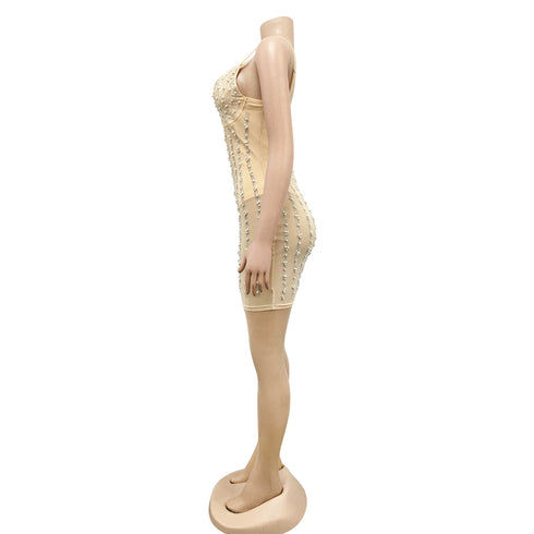 Sexy Western Stylish Women's Spaghetti Strap Bodycon Dresses